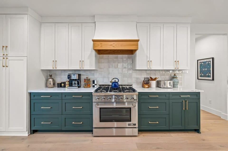 The kitchen is a chefs dream!