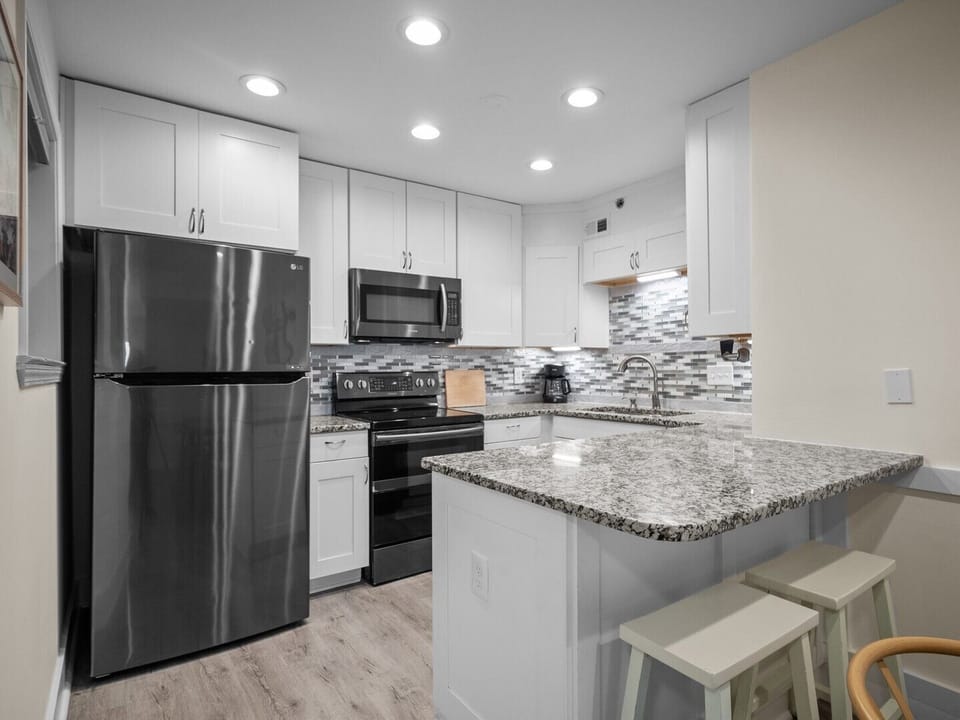 Kitchen with Bar Seating