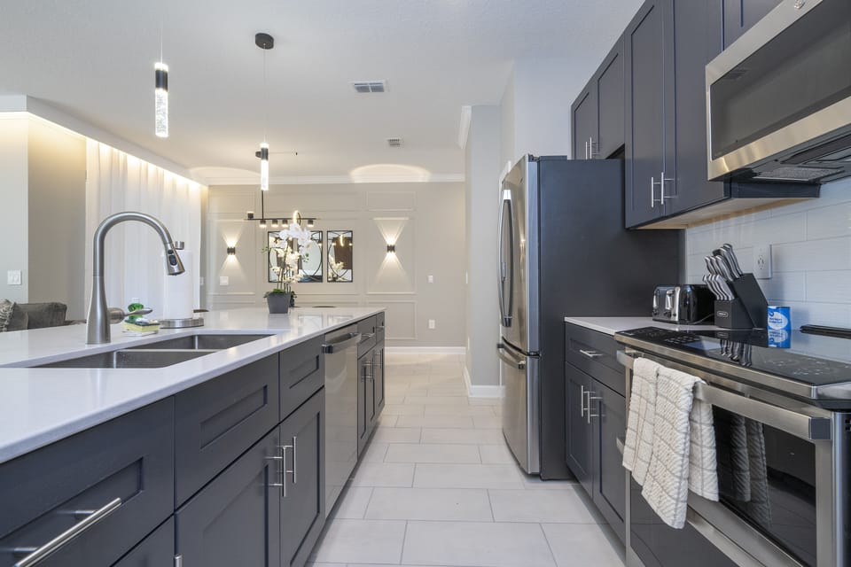 Fully-equipped kitchen.