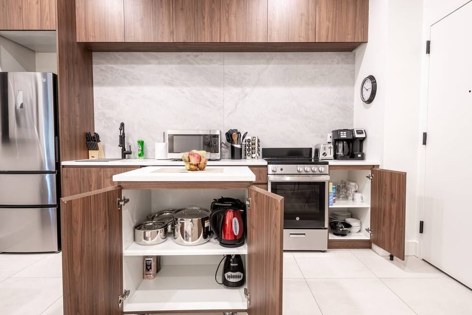 Kitchen fully stocked 