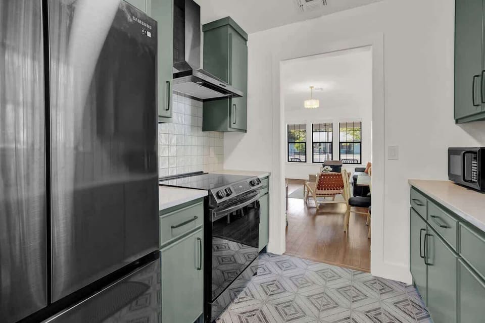 Modern amenities in the full kitchen making cooking a breeze.