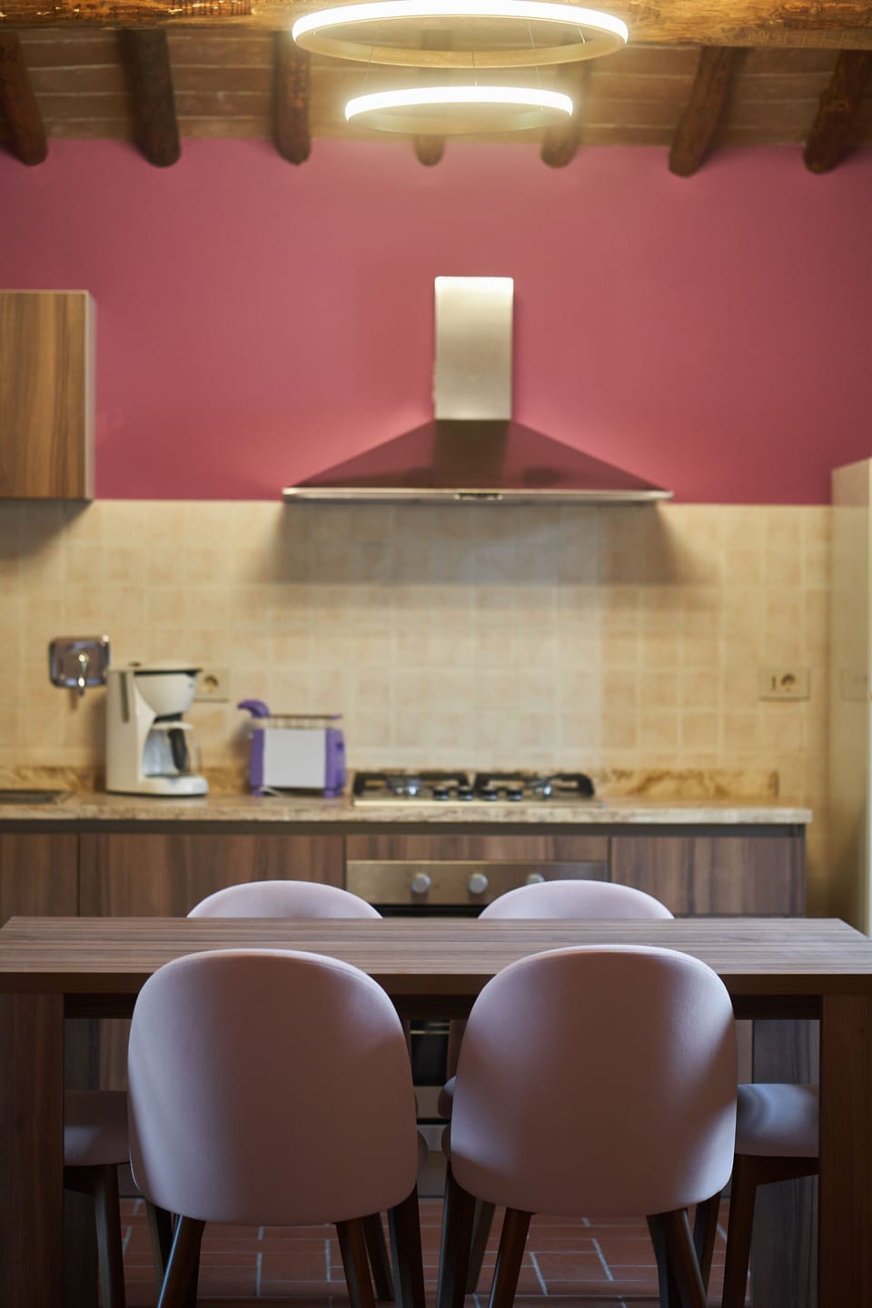 Luxury Condo | Private kitchen | Full-size fridge, microwave, espresso maker, coffee/tea maker