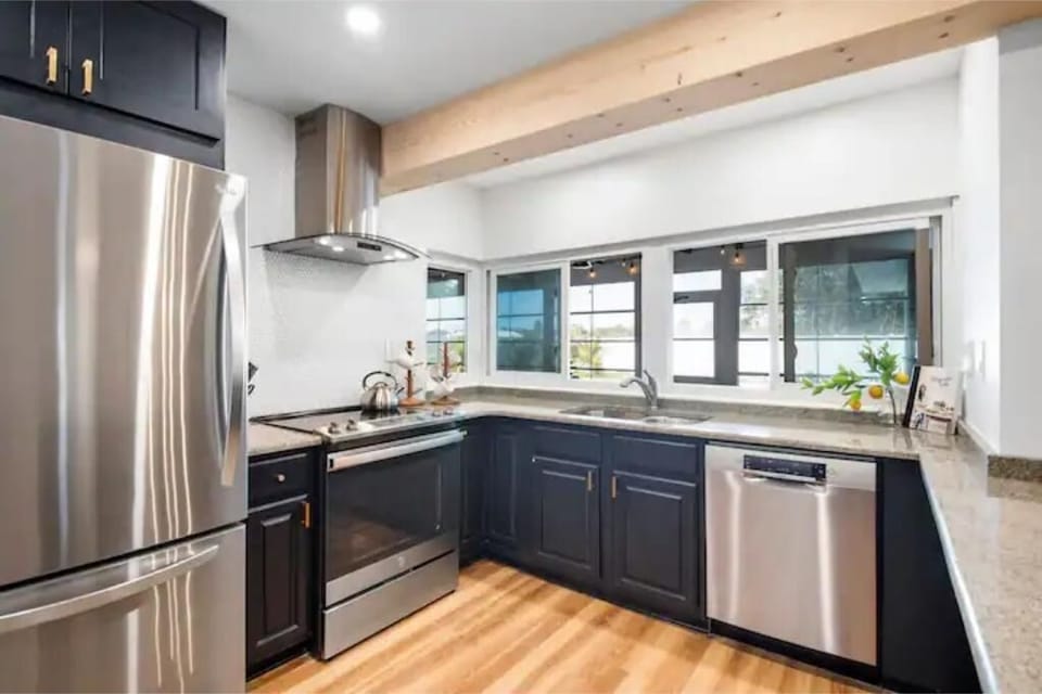 Kitchen fully stocked