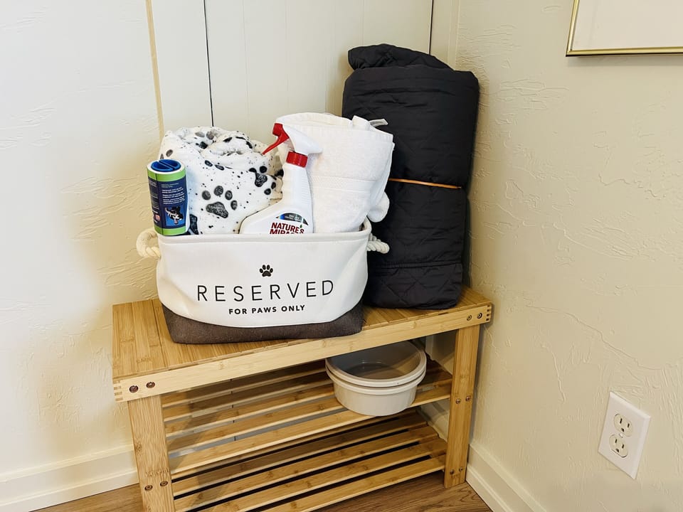 things for your fur baby.. he needs to be pampered too 