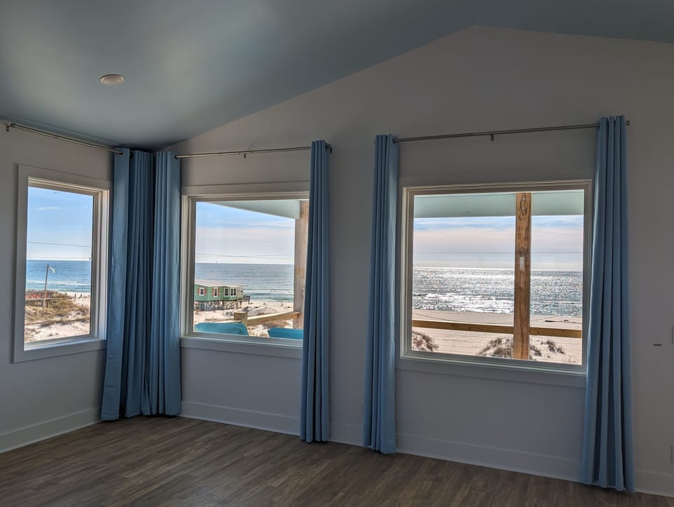 WATCH the dolphins Swim and the birds Fly!  Beach Home is so comfortable!