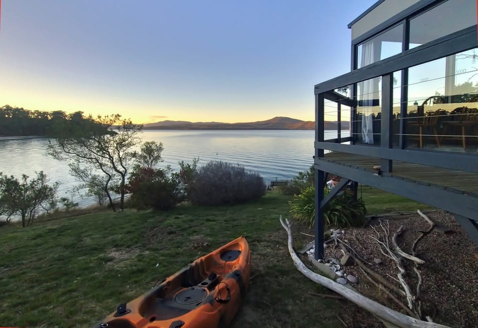 Your waterfront playground awaits, complete with complimentary kayaks