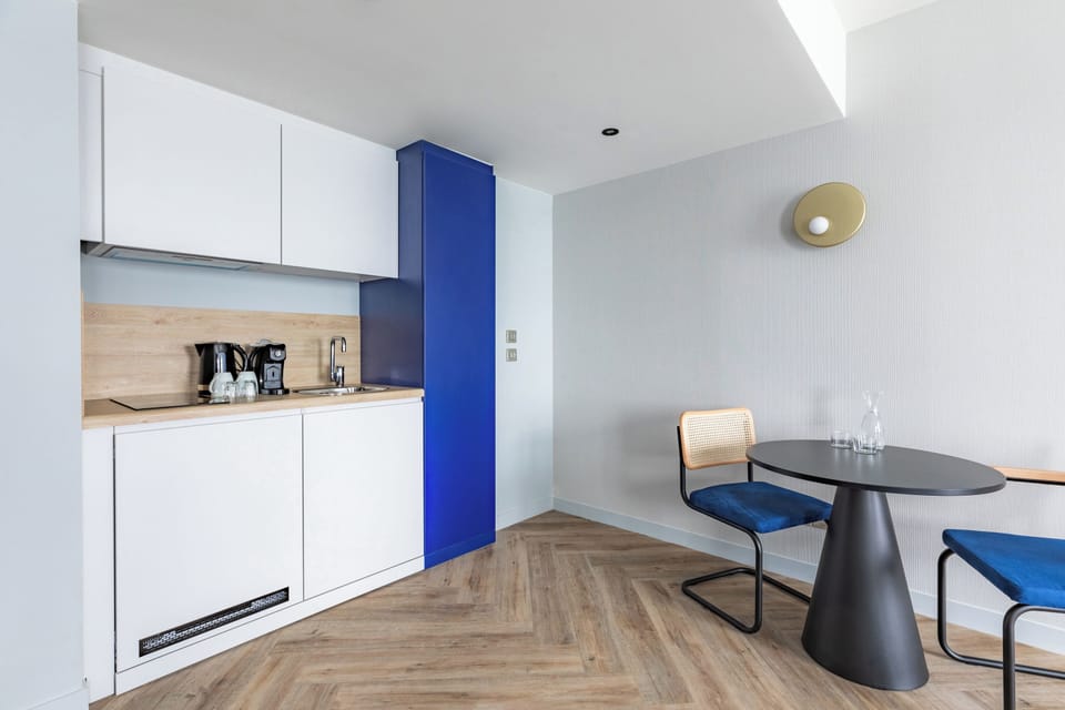 Family Studio, 1 Double Bed with Sofa bed | Private kitchen | Fridge, microwave, dishwasher, espresso maker