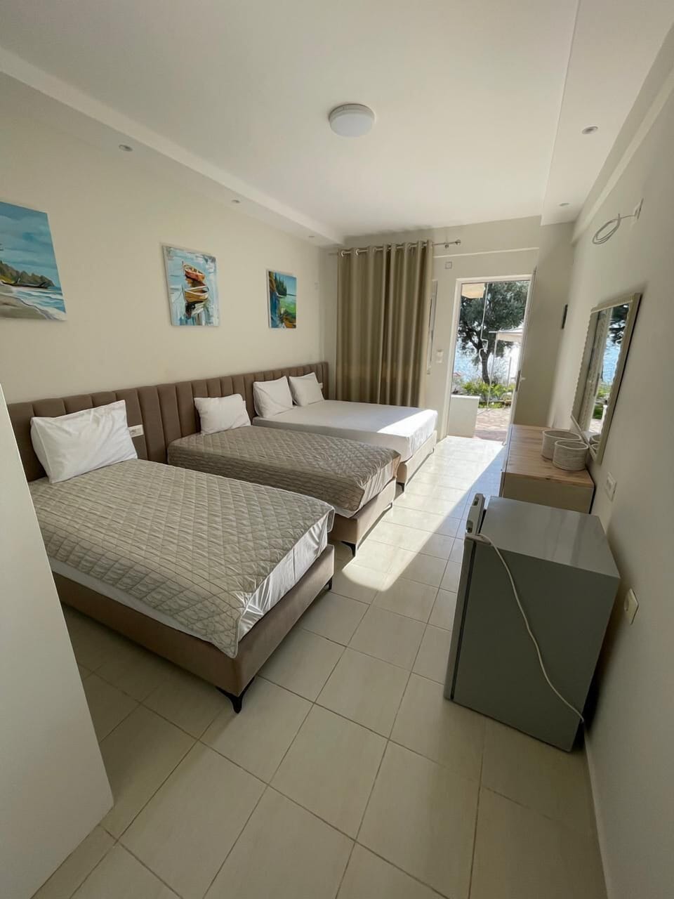 Quadruple Room, Balcony, Ground Floor | Soundproofing, free WiFi, bed sheets