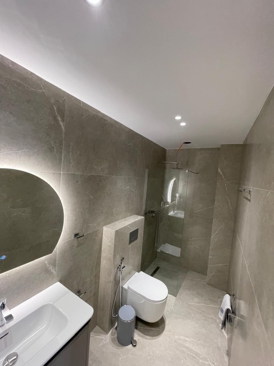 Quadruple Room, Balcony, Ground Floor | Bathroom | Hair dryer, bidet, towels, toilet paper