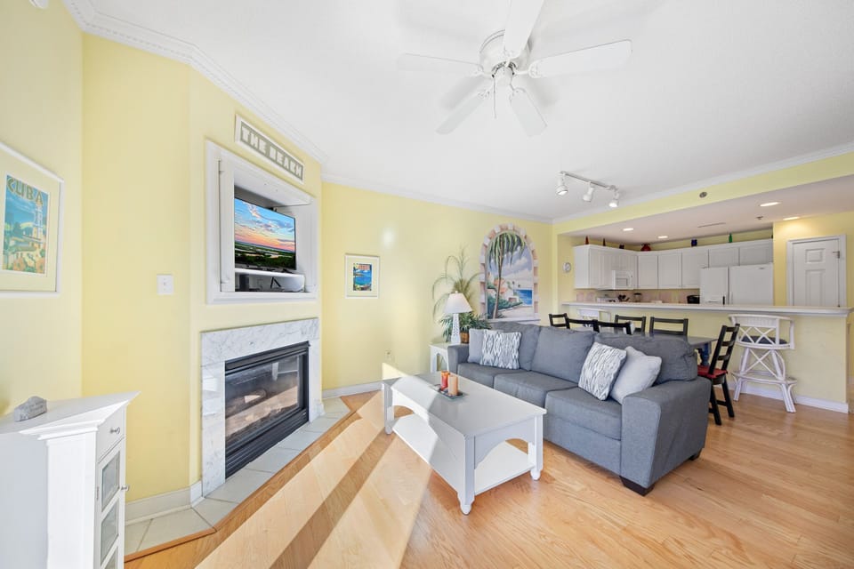 The Bright and Sunny Colors of the Main Living Areas will make everyone feel Joyful!