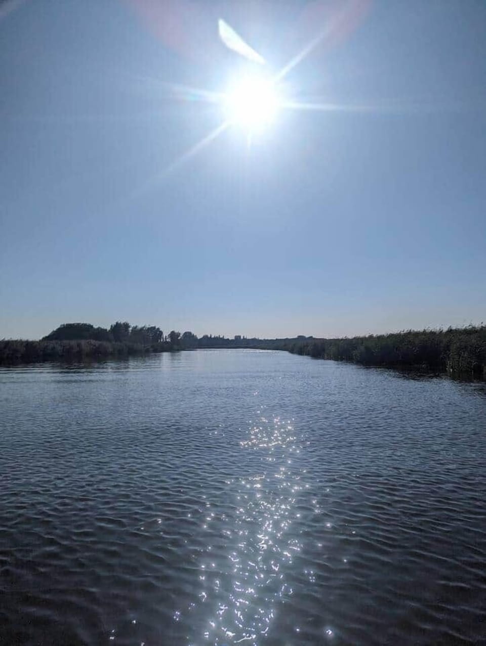 Views up river of the River Waveney!