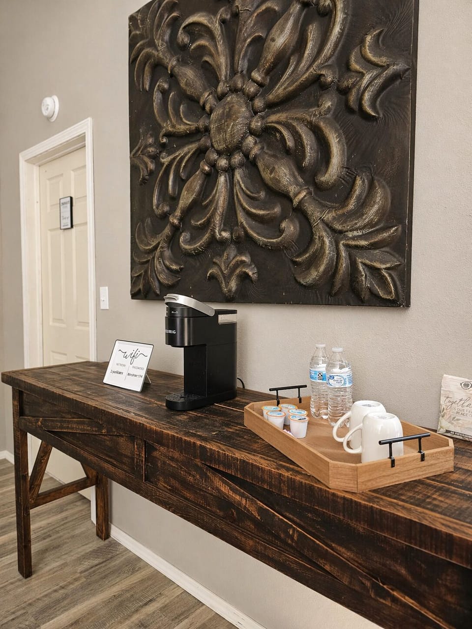 coffee in Master bedroom