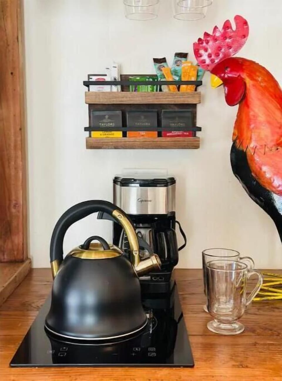 Coffee and tea is complimentary