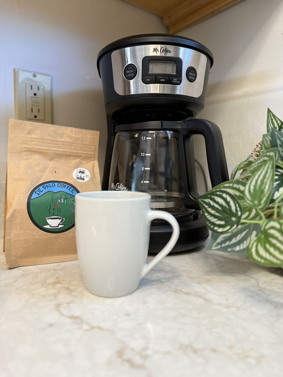 Mr. Coffee coffee maker for your morning brew.