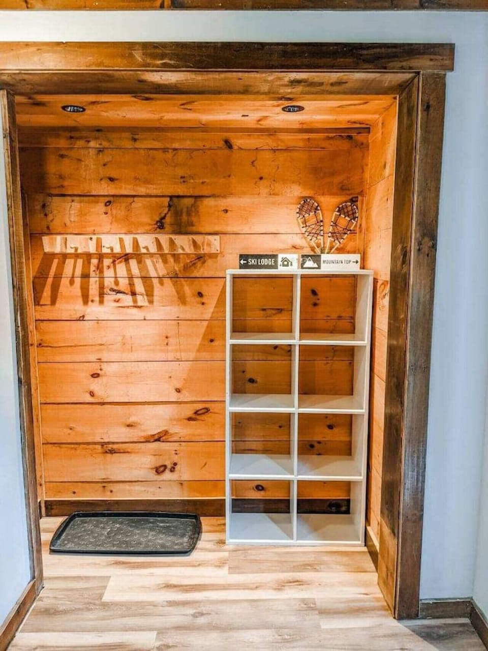 Stay organized with ample storage space in our room.