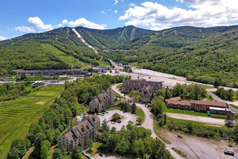 Aerial shot of Killington Mountain.