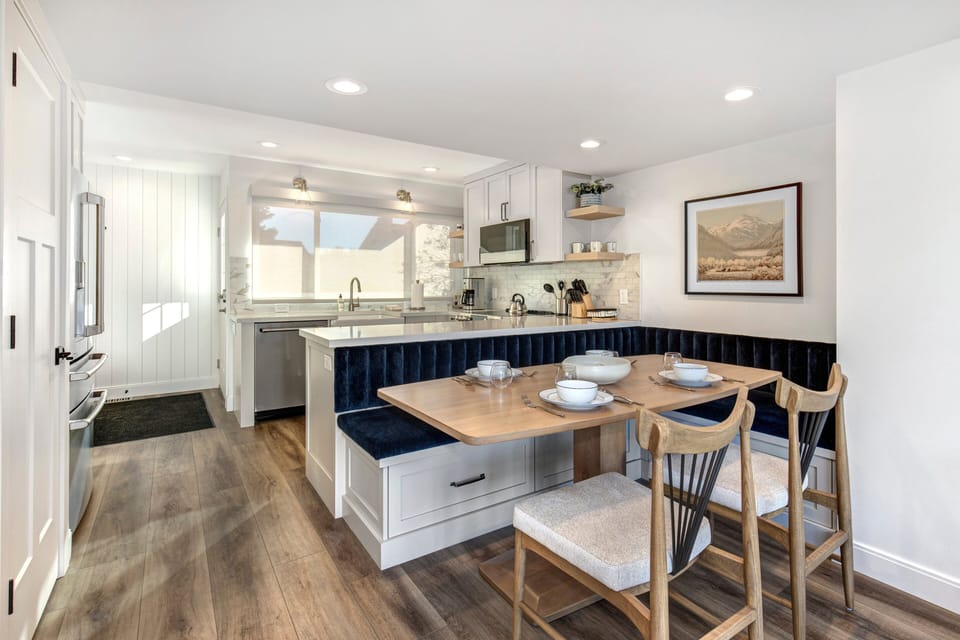 Dining Area with a Custom Made Table