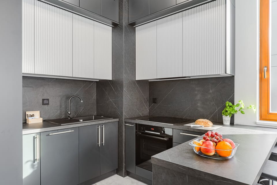 Premium Apartment | Private kitchen | Full-size fridge, oven, stovetop, dishwasher