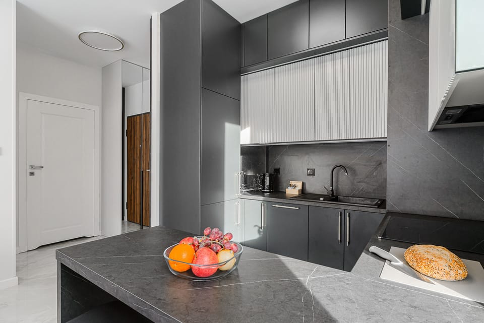 Premium Apartment | Private kitchen | Full-size fridge, oven, stovetop, dishwasher