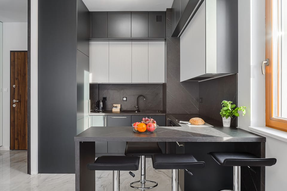 Premium Apartment | Private kitchen | Full-size fridge, oven, stovetop, dishwasher
