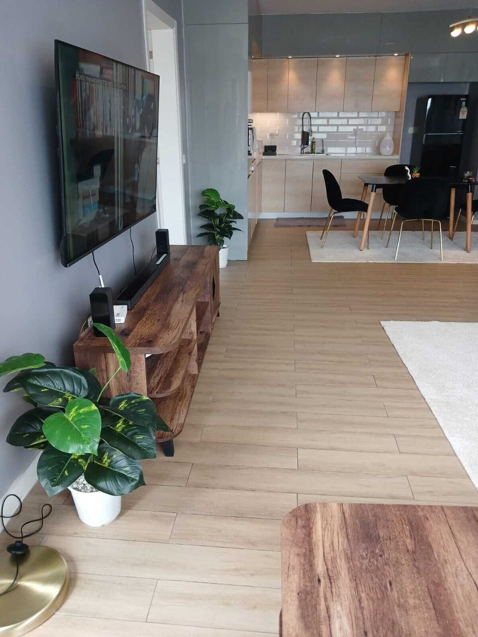 Classic Apartment | Living area | 24-inch Smart TV with digital channels
