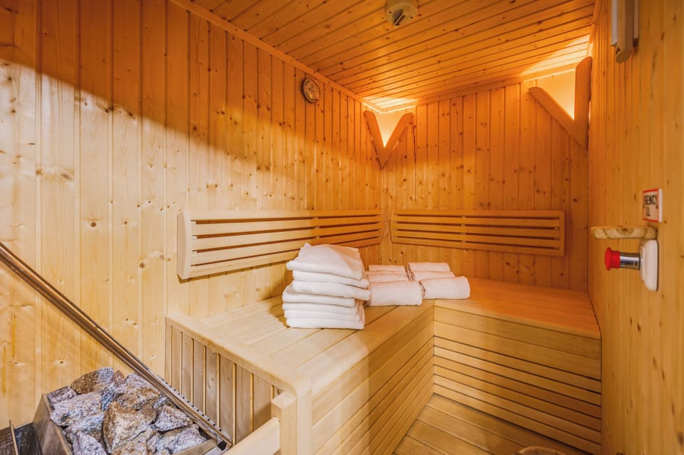 Deluxe Chalet, Mountain View | Bathroom | Separate tub and shower, hair dryer, towels, soap