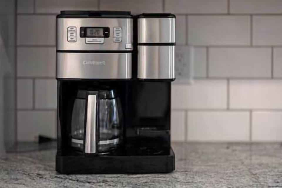 Fully Stocked Kitchen with Coffee Maker