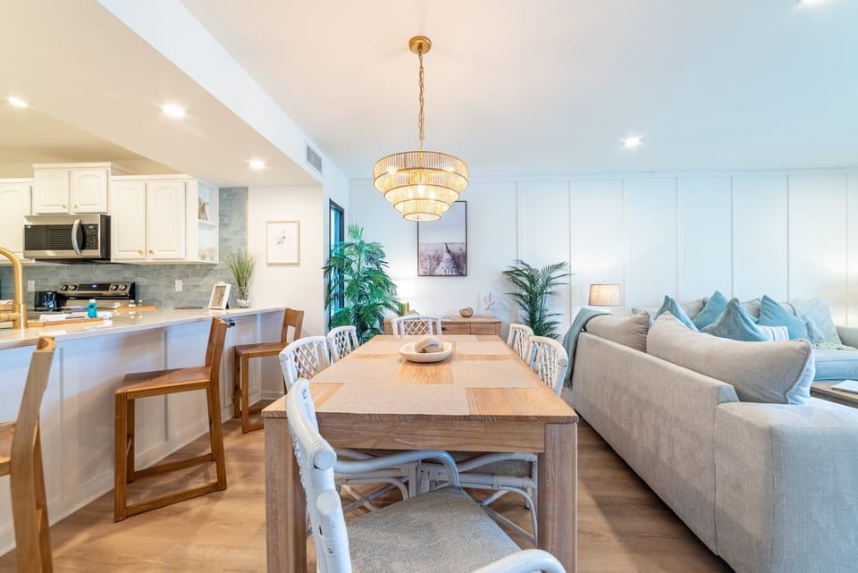 Rainy Day?
Enjoy a board game at the dining room table