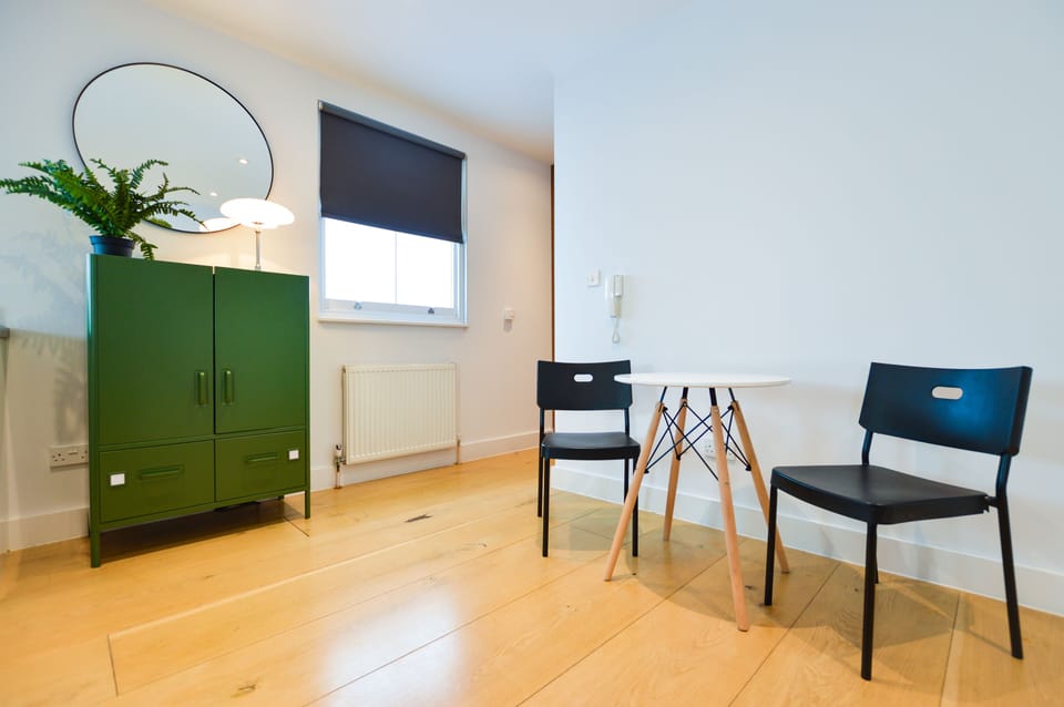 Standard Studio Apartment | Living area | Flat-screen TV, heated floors