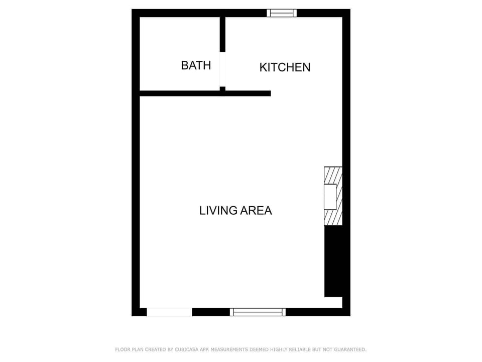 The layout of the room.