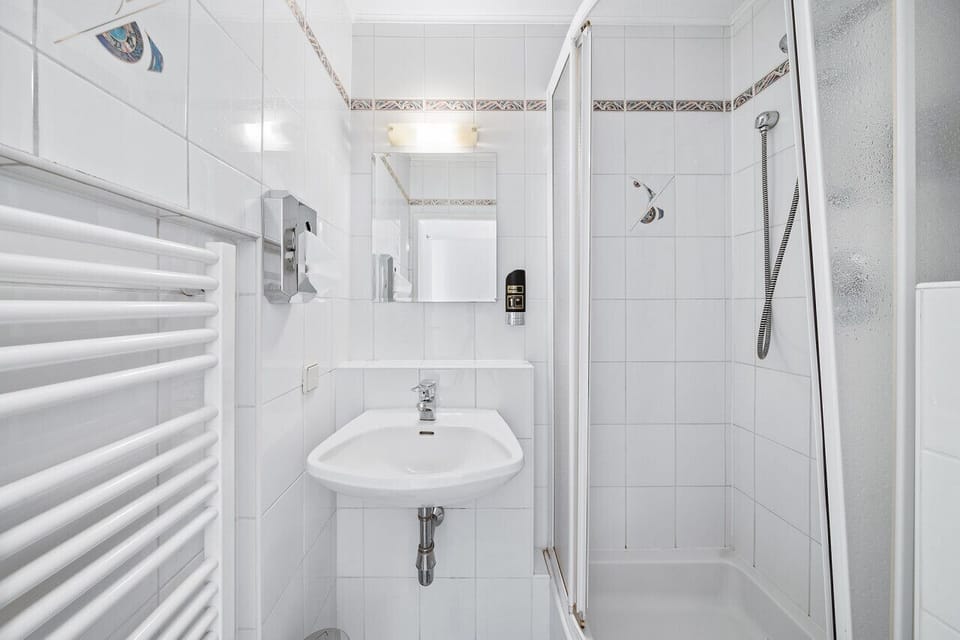 Free towels and shampoo are offered in the shower room.