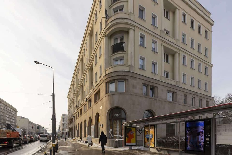 The building and the surrounding area