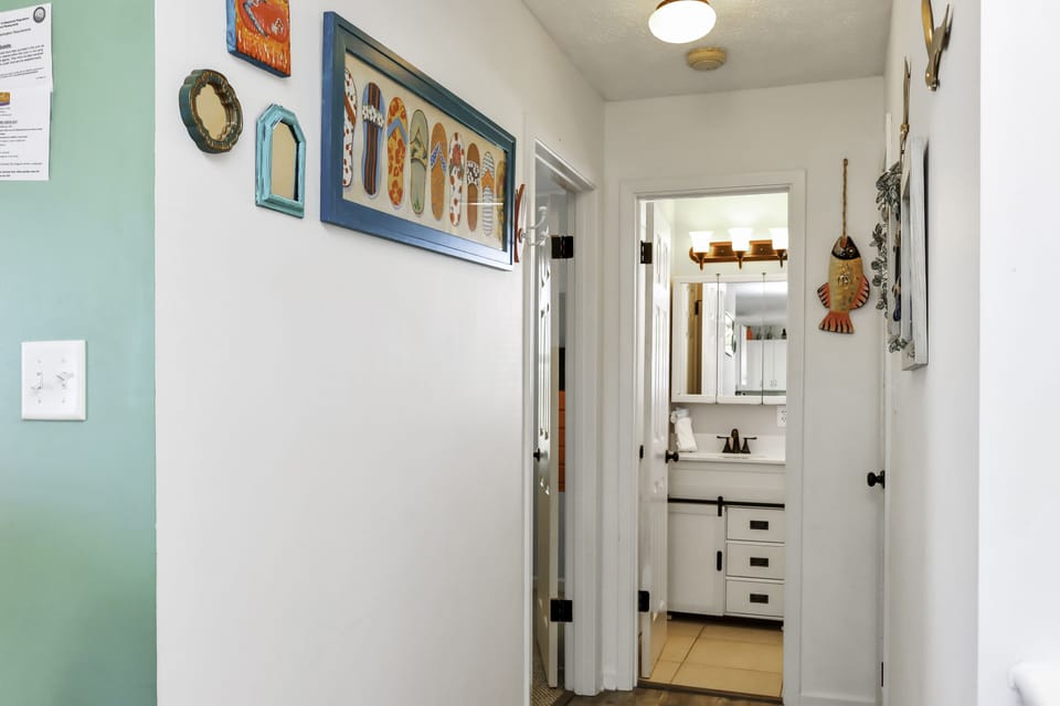 Hallway from Living Room to Master Bedroom