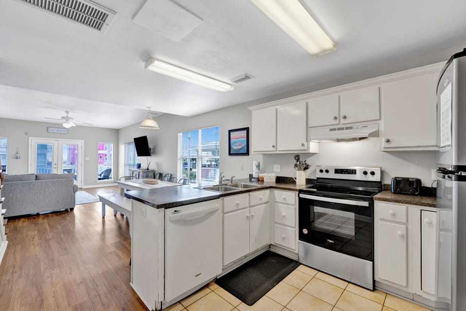 The kitchen is fully equipped for all of your cooking needs