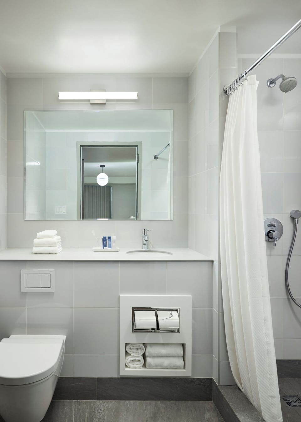 Free toiletries, hair dryer