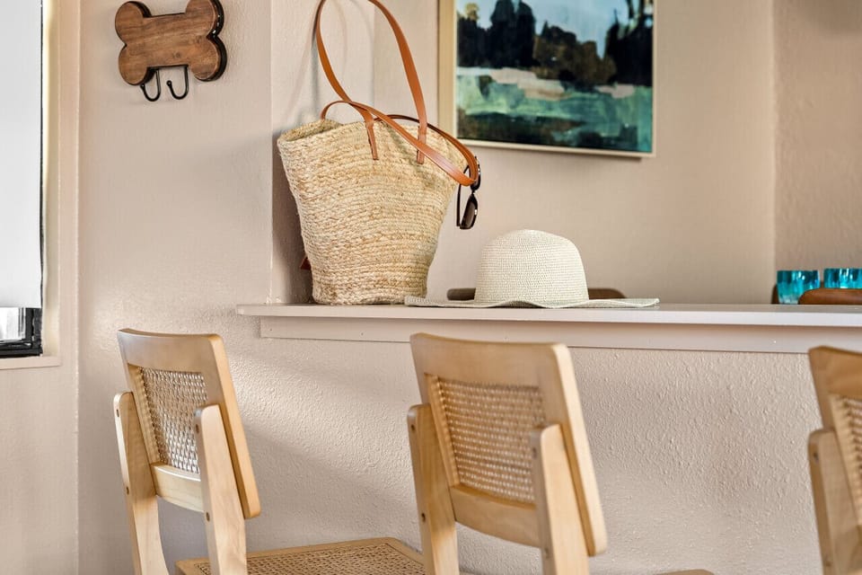 Pull up extra seats at our barstool for additional guests, ensuring everyone has a cozy spot to gather and enjoy good company.
