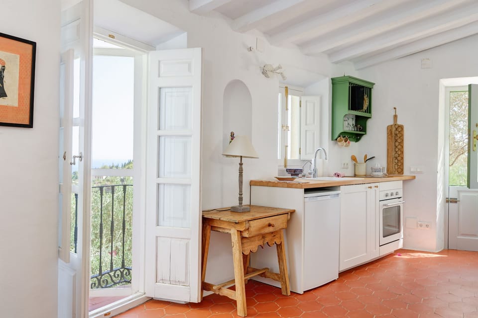 kitchen with a view