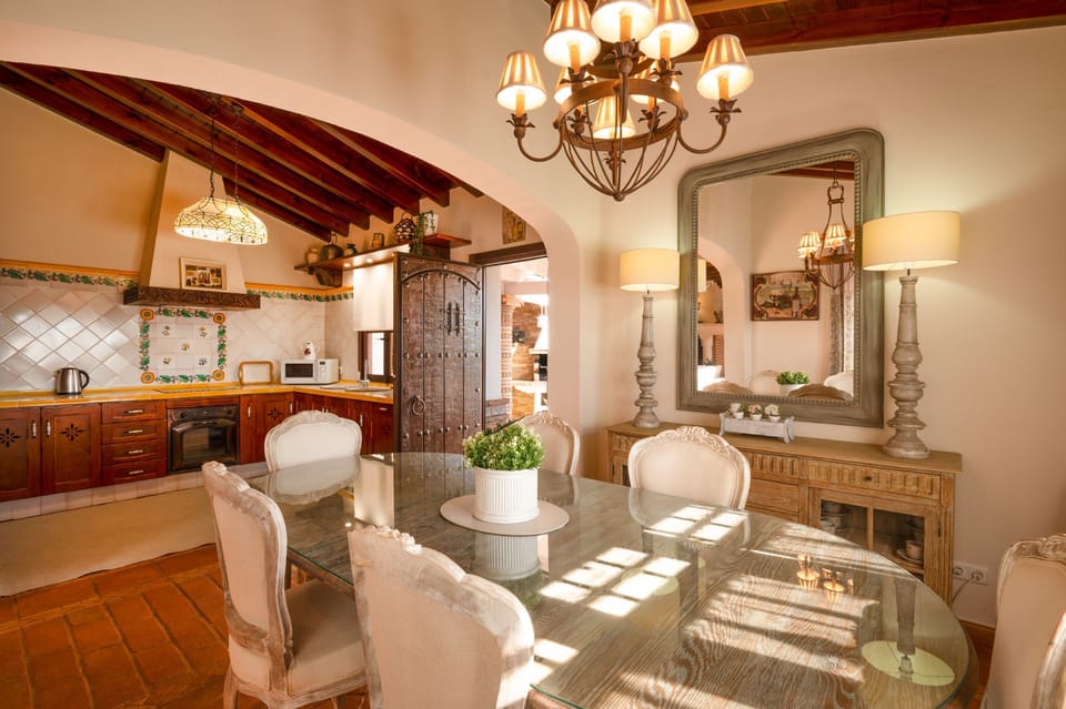 El Mirador %2D luxury villa in Frigiliana %2D beautiful dining area
