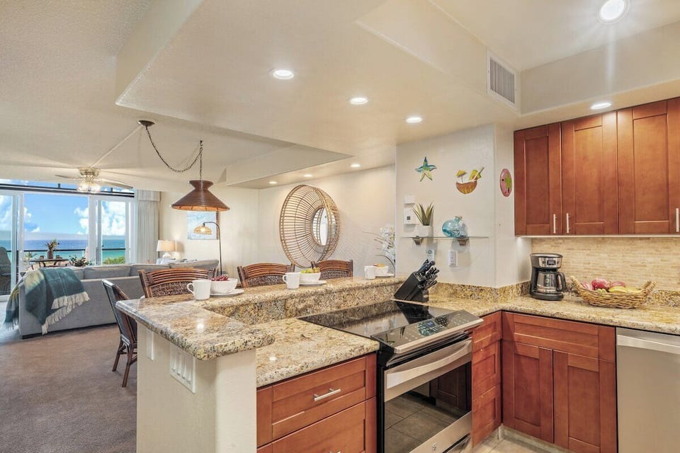 Convenient kitchen design ideal for family meals and gatherings
