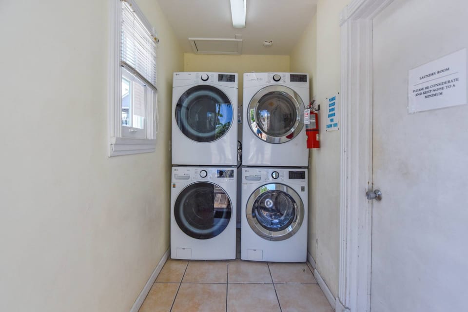 Enjoy the convenience of the shared laundry facilities at The Galleria, making it easy to keep your clothes fresh and clean during your stay.
