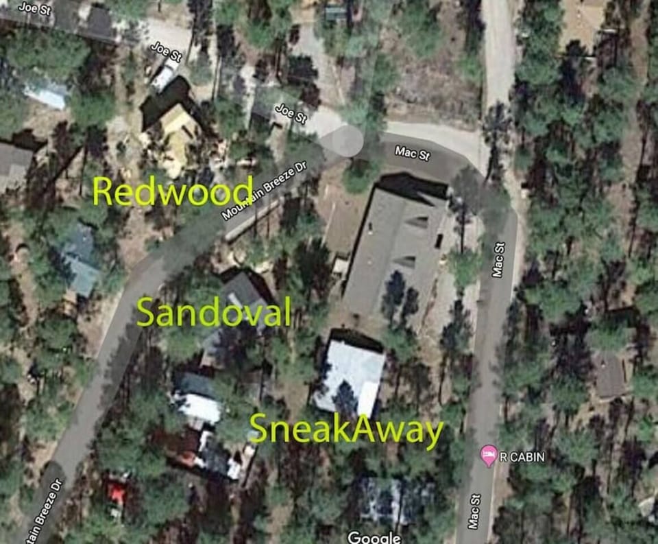 I also own Redwood and Sneakaway which are next to each other.  all can be found here on airbnb 