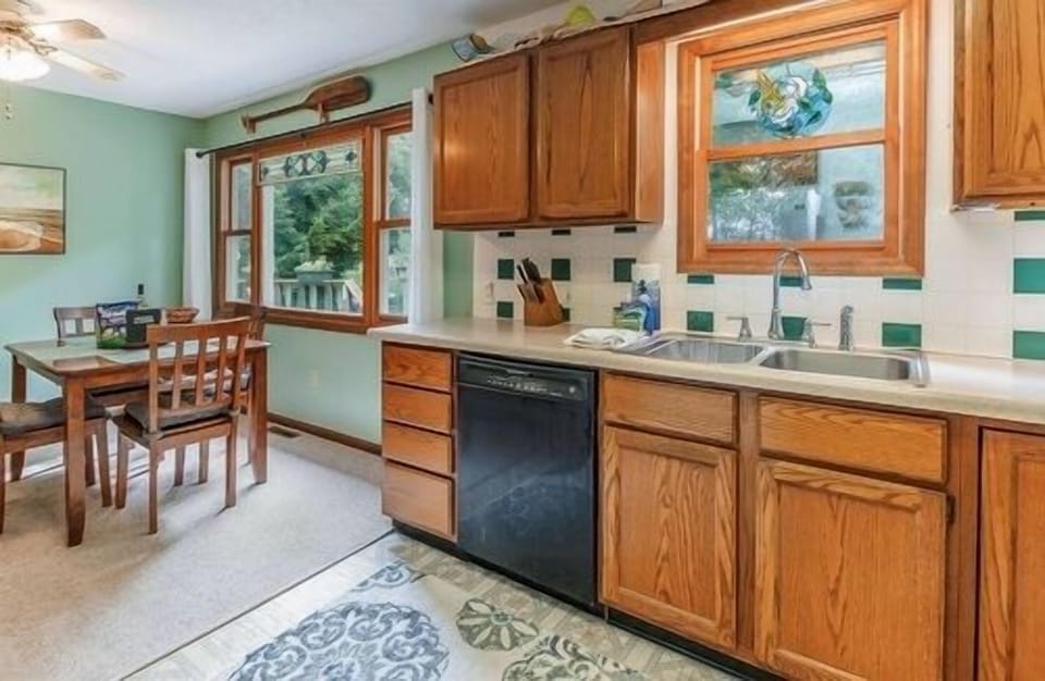 Kitchen and Dining Area - Kitchen with dishwasher and dining area