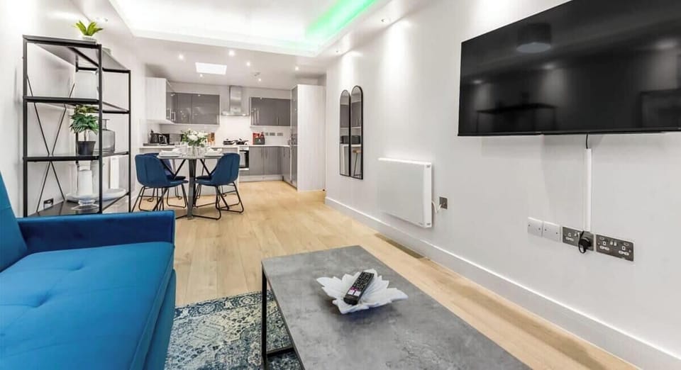 SMART TV AND SOFA BED AVAILABLE IN THE LIVING ROOM