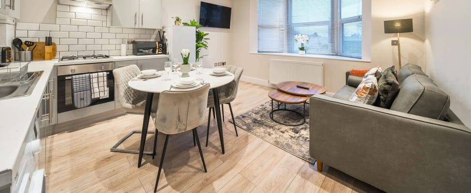 FULL SHOT OF THE APARTMENT