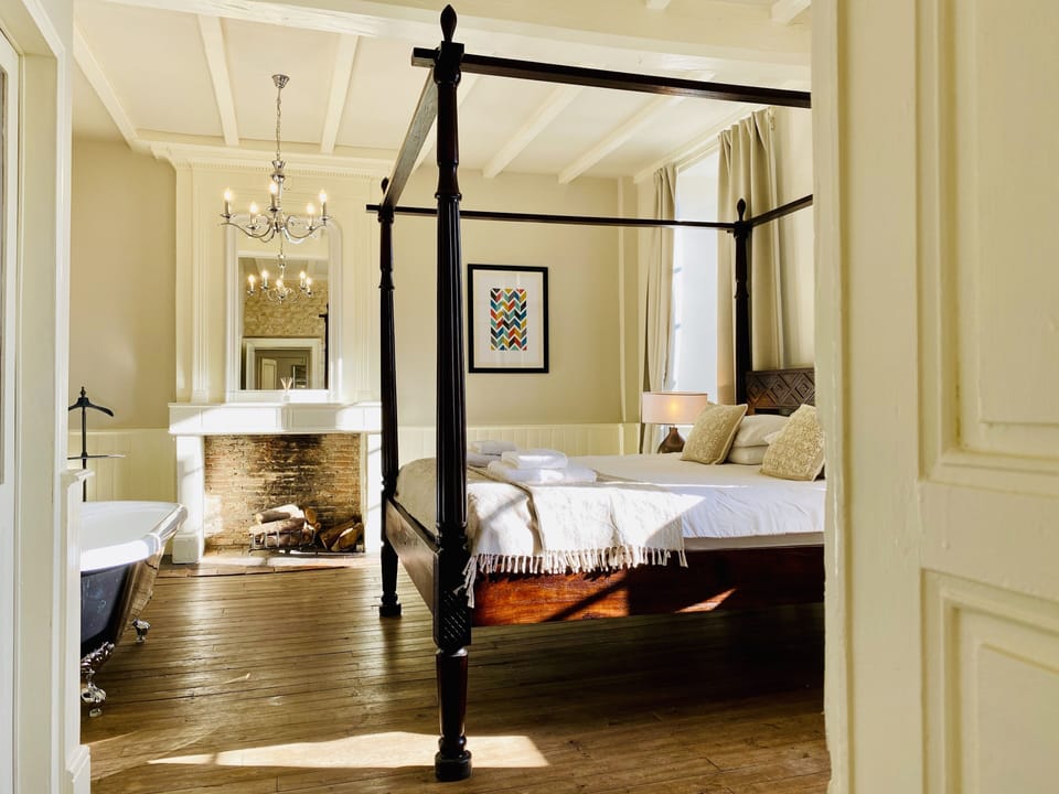 Honeymoon Apartment | Premium bedding, blackout drapes, soundproofing, iron/ironing board