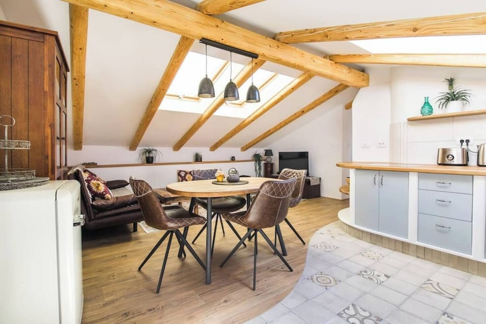 living room and kitchen
