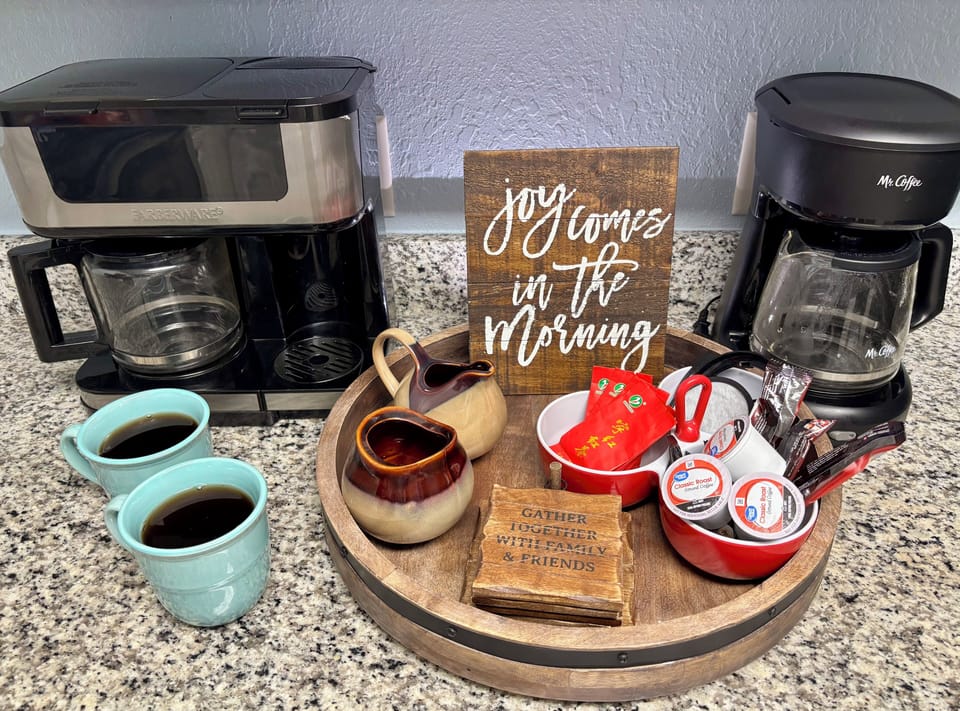 Coffee station set up