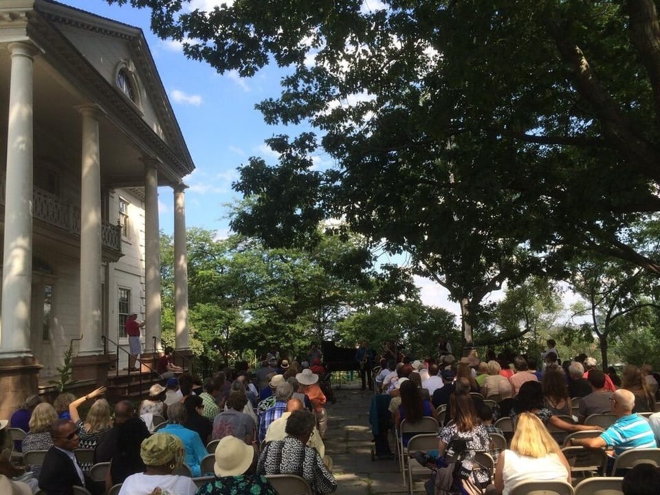 Jazz on a summer day w/ Marjorie Eliot,
whose Parlor Jazz is every Sunday.  