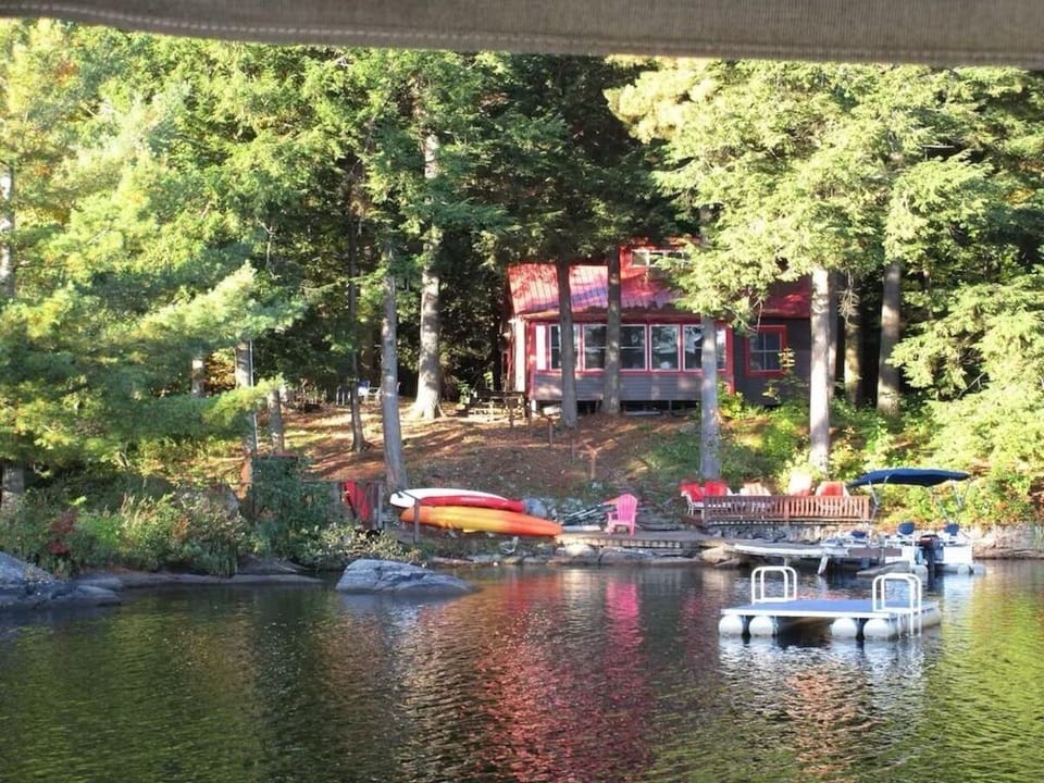 cottage from lake