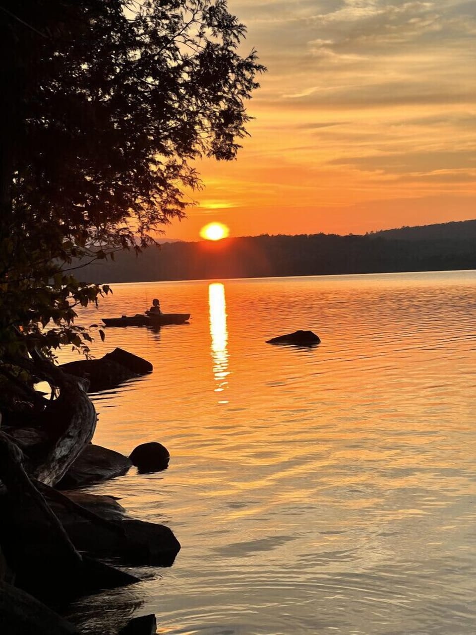 Kayak on Beautiful Wilson Pond